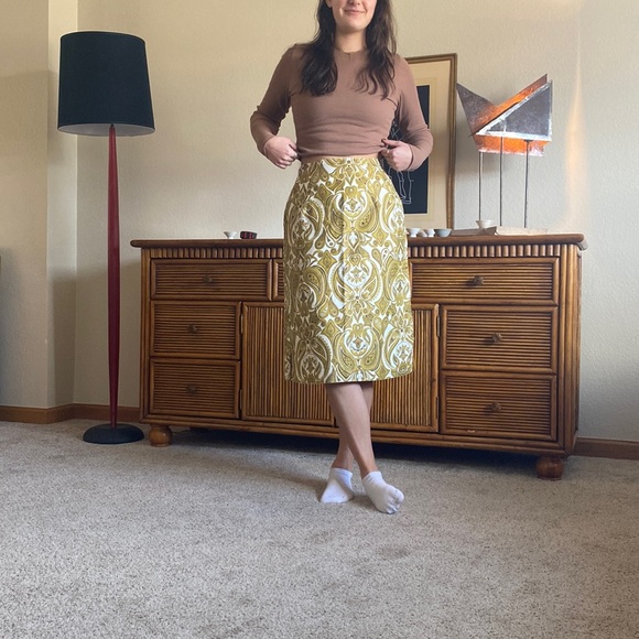 unbranded Dresses & Skirts - Vintage 60’s paisley skirt approximately 4 modern or possibly 6
